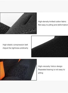 KIIUMI Wrist Brace Adjustable Wrist Support, Wrist Straps for Fitness Weightlifting, Tendonitis, Carpal Tunnel Arthritis, Highly Elastic Wrist Wraps for Relief Wrist Pain(Black)  - Image 4