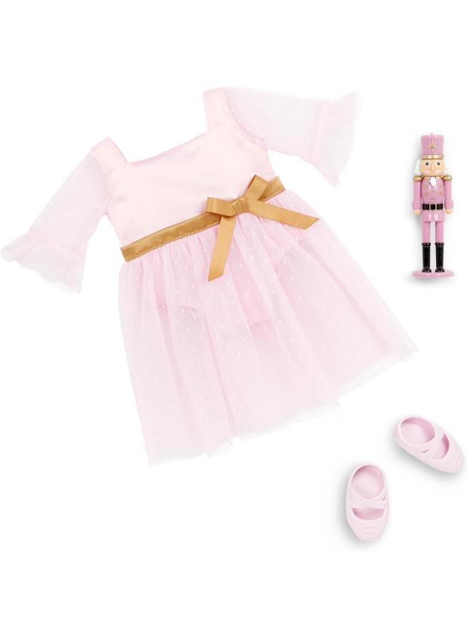 Our Generation 18-inch Ballerina Doll, Wavy Blonde Hair, Brown Eyes, Ballet Dress, Nutcracker Accessory, Natasha - Image 1