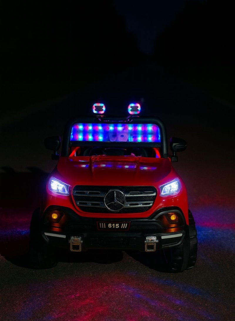 ضحكة  DEHKAH سيارة جيب كهربائية للأطفال 12 فولت – مع تحكم عن بعد، بلوتوث وUSB - Image 3