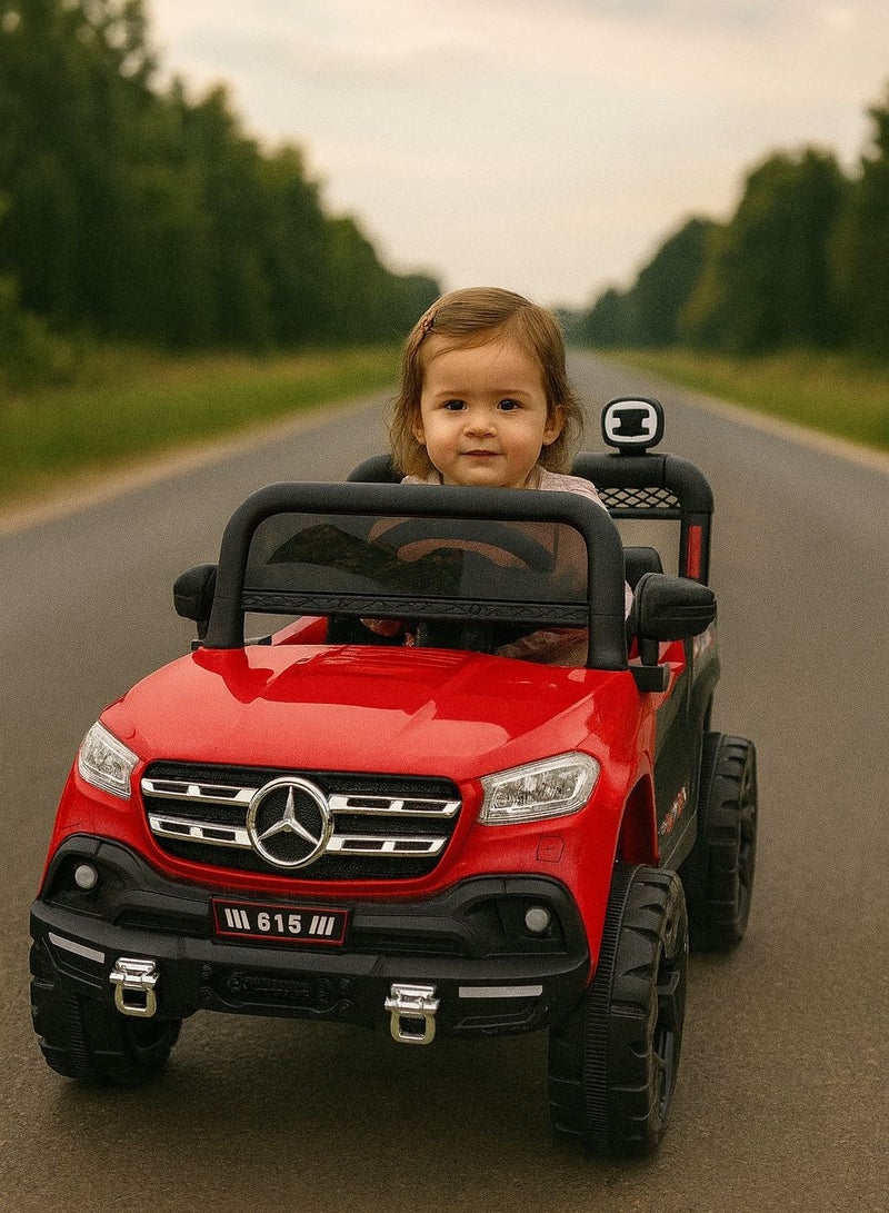 ضحكة  DEHKAH سيارة جيب كهربائية للأطفال 12 فولت – مع تحكم عن بعد، بلوتوث وUSB - Image 2