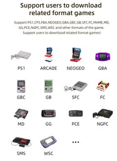 ANBERNIC  RG35XX Handheld Game Console, 3.5 Inch IPS Screen Linux System Retro Video Games Consoles, Portable Pocket Video Player with 5000+ Games (Grey, 64GB)  - Image 5