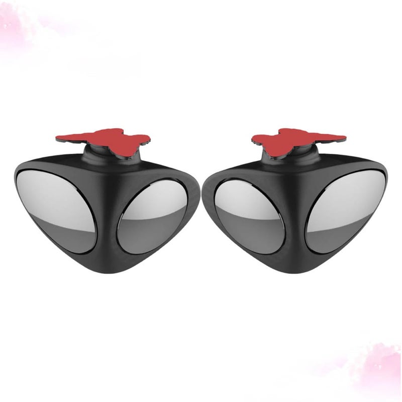 2Pcs Car Blind Spot Mirrors 360 Degree Adjustable Wide Angle Set For Blind Zone Assistance - Image 4