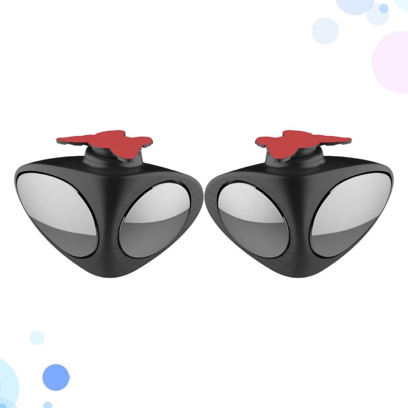2Pcs Car Blind Spot Mirrors 360 Degree Adjustable Wide Angle Set For Blind Zone Assistance - Image 3