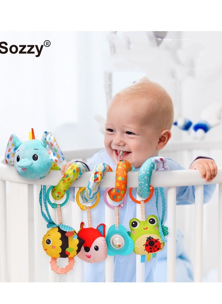 Sozzy Newborn Car Hanging Bed Hanging Trolley Pendant Bed Bell Bed Winding Baby Toy Puzzle - Image 2