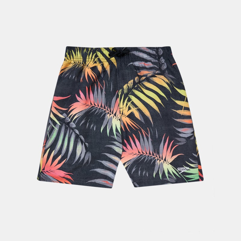 speedo Kids' Printed 15-Inch Water Swimming Shorts - Image 1