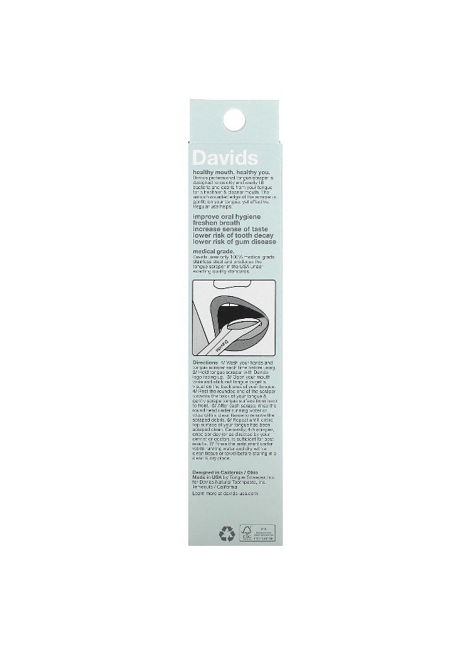 Davids, Professional Tongue Scraper, 1 Scraper