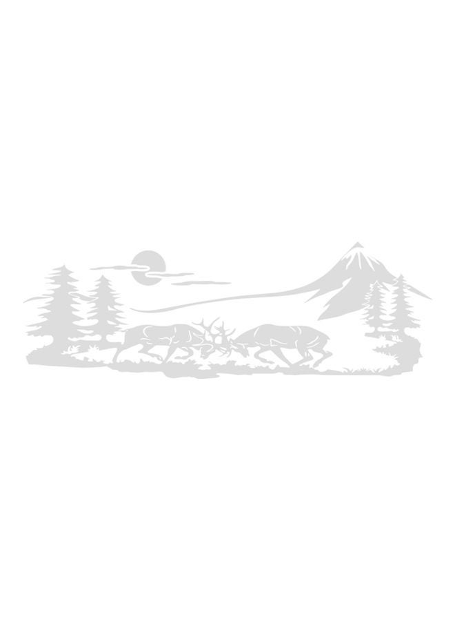 NIBEMINENT 2-Piece Mountain Forest Graphic Car Stickers - Image 1