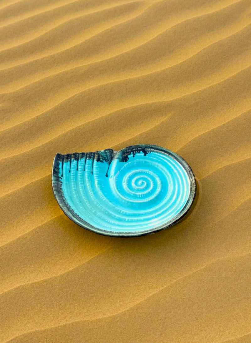 Tohfa Luxe TohfaLuxe Shell Handmade Ceramic Serving Platter  - Image 3