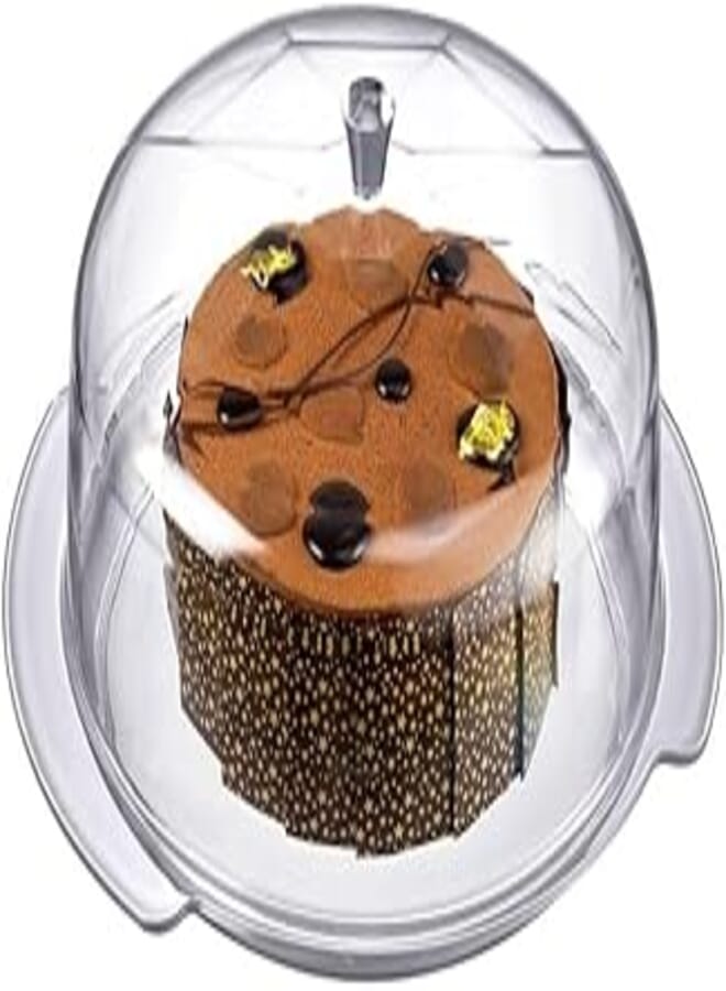 Hec ST-175-LC Acrylic Cake Plate, Transparent
