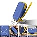 Baval Kids Smart Phone Case Compatible with LuobaLuyiiloKOKODIWEOLULIDIGIGOODJoozfeeLuyiilo Kids Smart Phone ToysCase for Mini Smart Phone Toys with 28 Touchscreen Blue CaseYellow Zipper - Image 3
