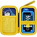 Baval Kids Smart Phone Case Compatible with LuobaLuyiiloKOKODIWEOLULIDIGIGOODJoozfeeLuyiilo Kids Smart Phone ToysCase for Mini Smart Phone Toys with 28 Touchscreen Blue CaseYellow Zipper - Image 2