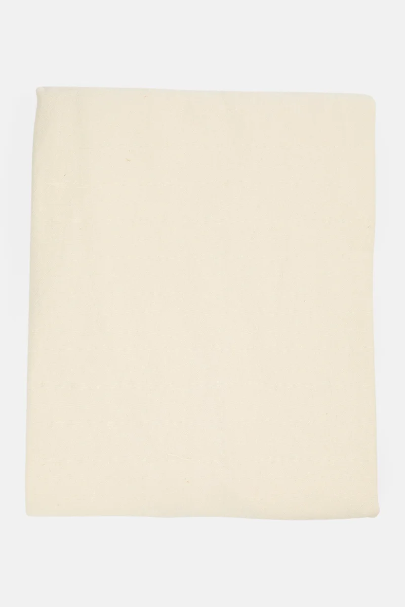 Muy Mucho Cotton Table Cloth Mantel, Cream