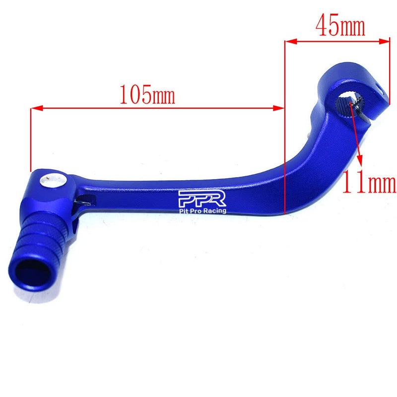 PPR PIT PRO RACING Gear Shift Lever Alloy Aluminium Gear Shifter Lever Fits for Motorcycle BSE CRF 110 TTR 125 Motorcycle 50cc 110cc 250cc Dirt Pit BikeBlackGolden - Image 4