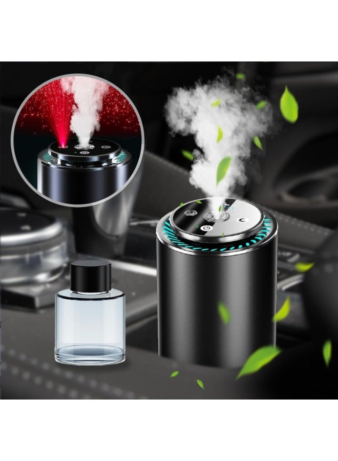 Bakhoor Smart Starry Projection Car Aroma Diffuser, Large Capacity Rechargeable Air Freshener USB Cool Mist Mini Portable Humidifier Diffuser for Car Home Office Bedroom - Image 3