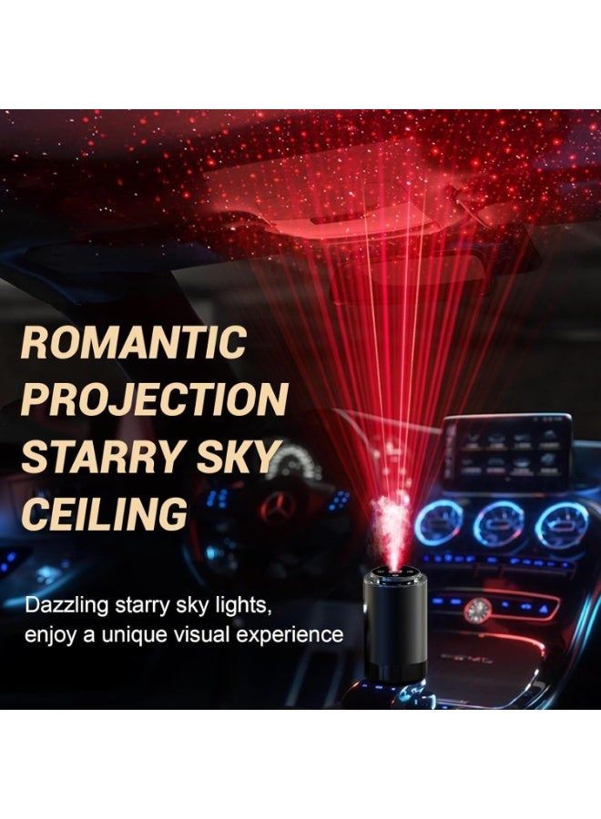 Bakhoor Smart Starry Projection Car Aroma Diffuser, Large Capacity Rechargeable Air Freshener USB Cool Mist Mini Portable Humidifier Diffuser for Car Home Office Bedroom - Image 5