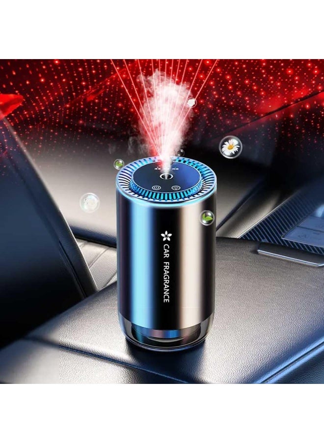 Bakhoor Smart Starry Projection Car Aroma Diffuser, Large Capacity Rechargeable Air Freshener USB Cool Mist Mini Portable Humidifier Diffuser for Car Home Office Bedroom - Image 1
