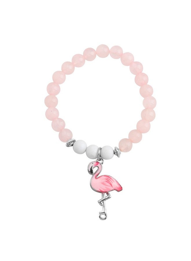BNQL Flamingo Bracelets Gifts Flamingo Lover Gifts Pink Flamingo Bracelet Flamingo Gift For Women Flamingo Jewelry Bracelet (Flamingo Bracelet Pink) - Image 2