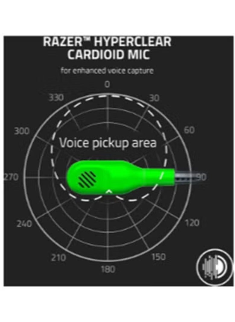 RAZER BlackShark V2 X - Green Multi-platform Wired Esports Headset - Green  - Image 3