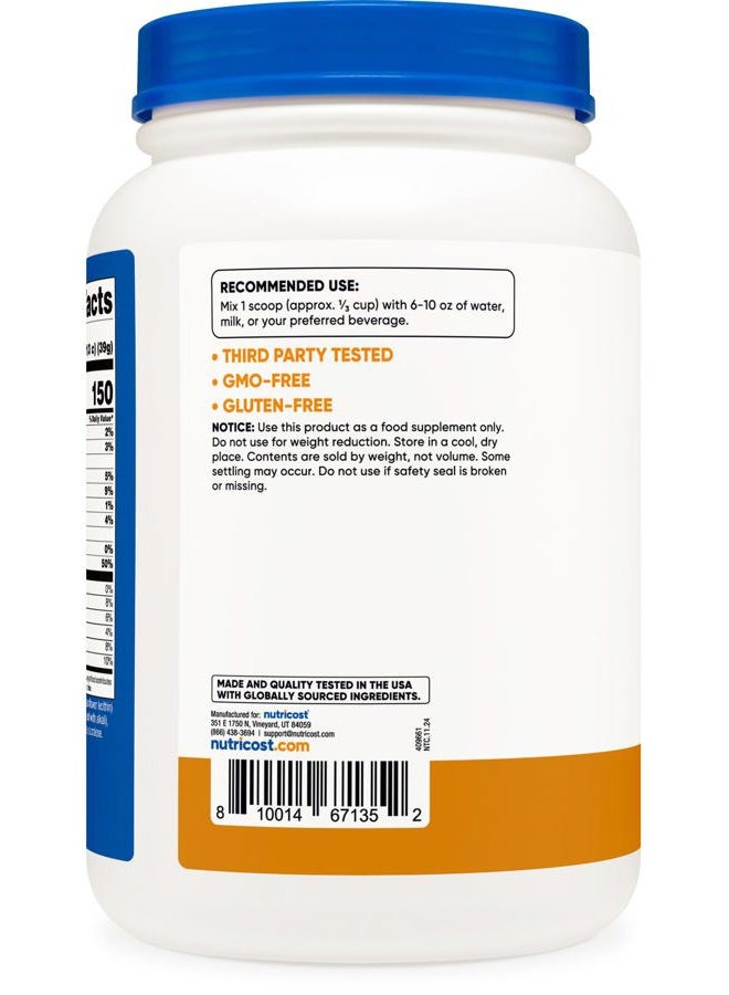 Nutricost Whey Protein Isolate (Chocolate Peanut Butter, 2 Pound) Protein Powder - Image 3