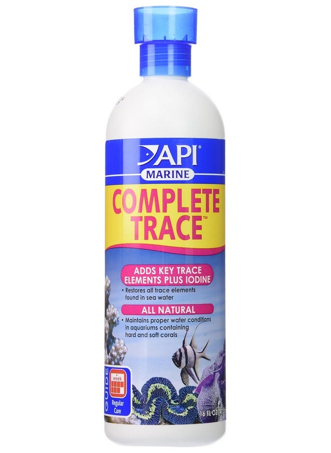 ايه بي آي مُعالج مياه حوض السمك API MARINE COMPLETE TRACE - زجاجة سعة 16 أونصة  - Image 1