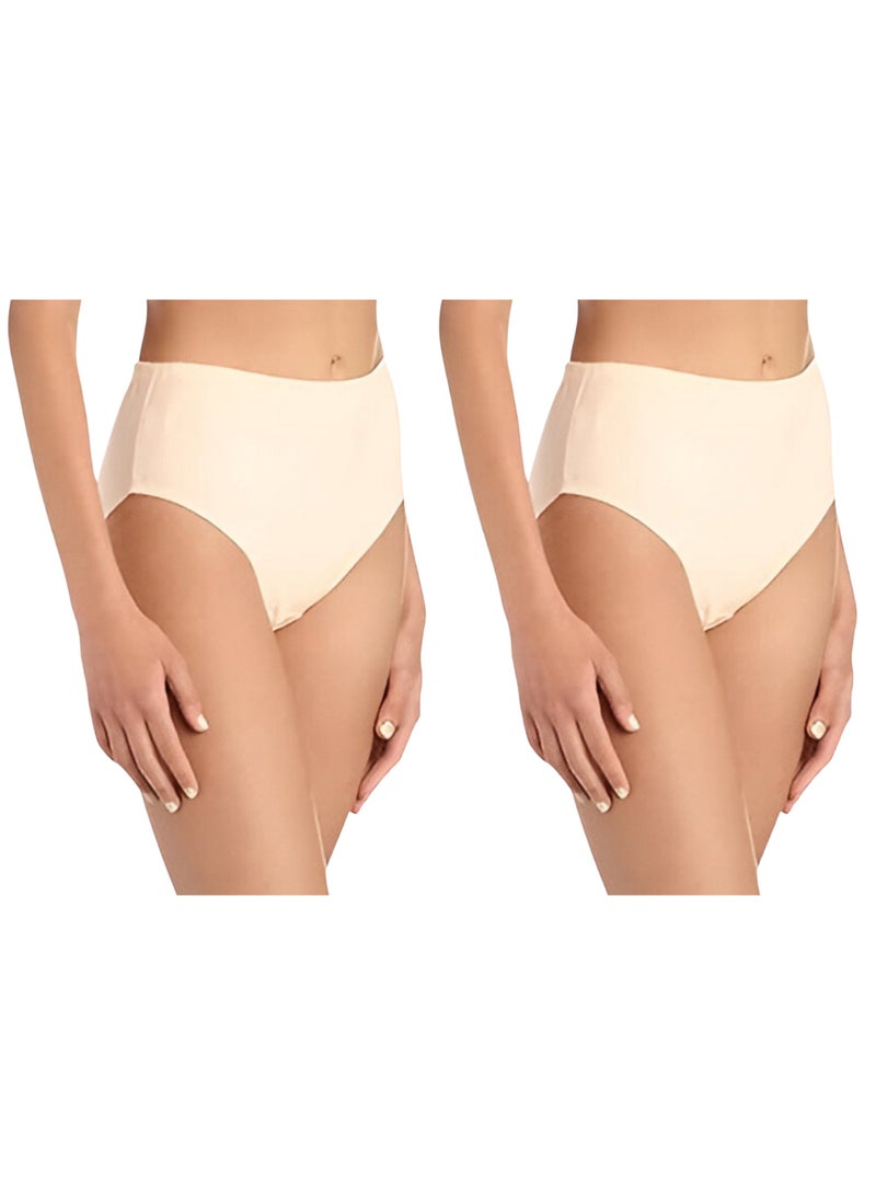 Dahab Cotton Set Of 2 Pieces Basic Brief For Women - Image 1
