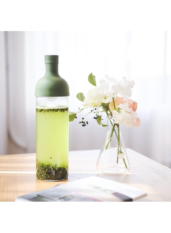 Hario Cold Brew Tea Wine Bottle, 750ml, Olive Green - Image 5