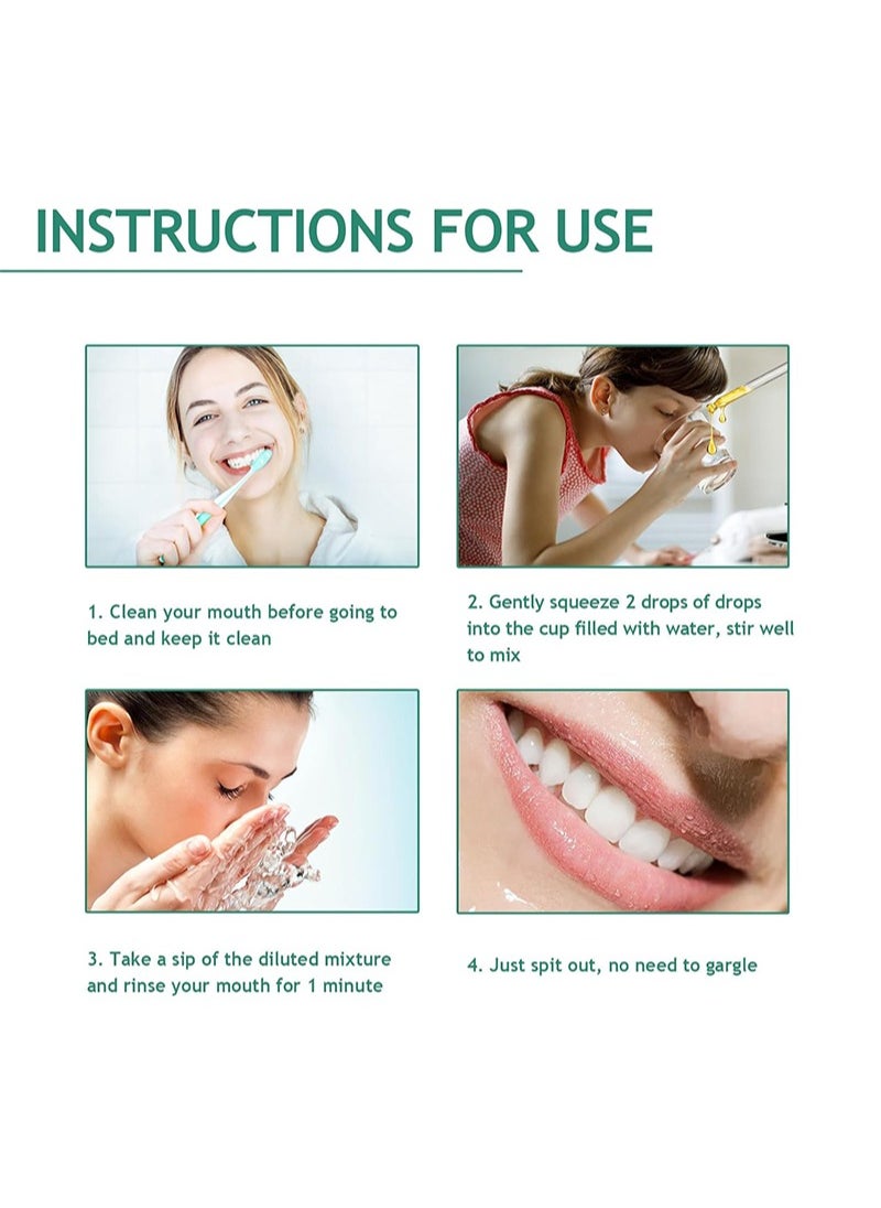 SOUTH MOON - Gum Relief Drops, Oil Pulling for Teeth and Gums, Receding Gums Treatment,Gum Regrowth Drops,Natural Essential Oils Dental Restoration Kit, Easy Gum Restoration - Image 1