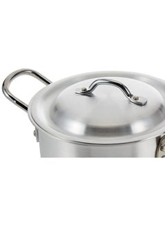 ARTC ARTC 10 Pieces Aluminum Cooking Pot Cookware Set With Handles Silver 20cm 22cm 24cm 26cm 28cm  - Image 5