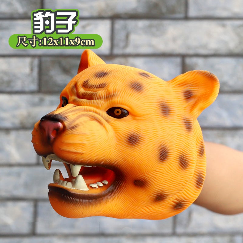 Dinosaur Puppet Gloves for Kids Leopard 