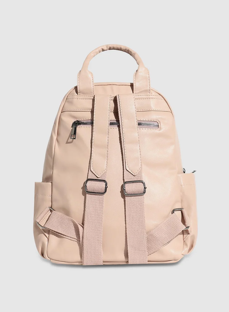 صوص هاوت Top Handle Curve Backpack - Light Pink