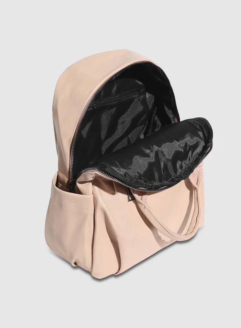 صوص هاوت Top Handle Curve Backpack - Light Pink