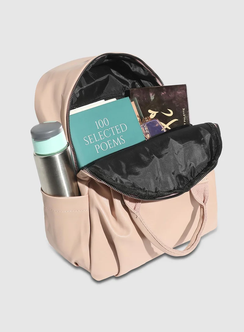صوص هاوت Top Handle Curve Backpack - Light Pink