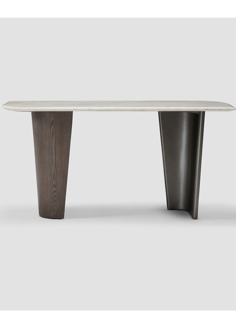 Oxford Console Table, Natural Ionia Marble top