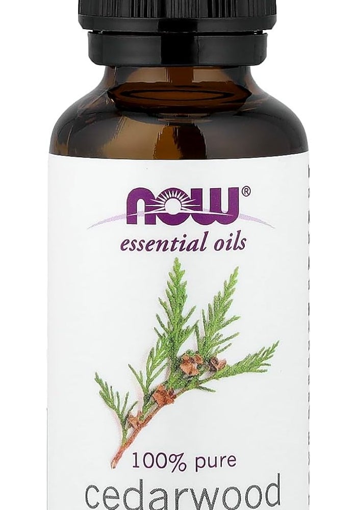 NOW Solutions 100% Pure Cedarwood Essential Oil, 1 fl oz (30 mL) - Image 1