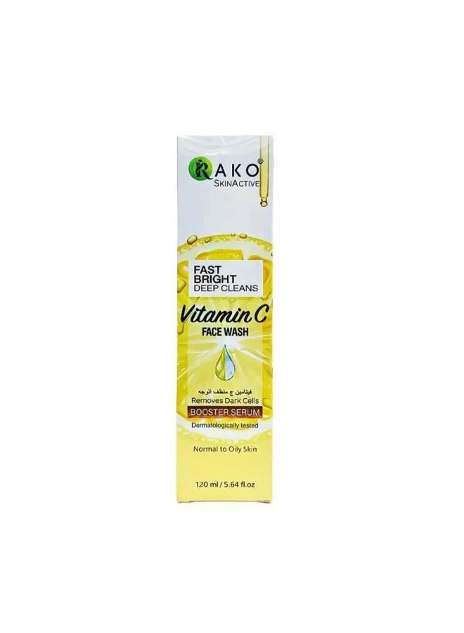Vitamin C Face Wash Brightening Refreshing & Clear Skin for Normal to Oily Skin 120 ml