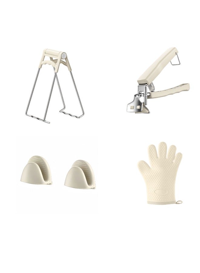 مكافحة السمط وعاء المشبك ، مقاومة درجات الحرارة العالية مطبخ يد المشبك ، فرن القفازات - Image 1