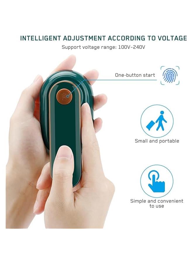 Beauenty Mini Iron for Clothes, Portable Handheld Steam Iron Non-Stick Ceramic Soleplate, Fast Heating, 360° Ironing Machine for Home Business Traveling Sewing, Quilting, Heat Transfer Crafting  - Image 3