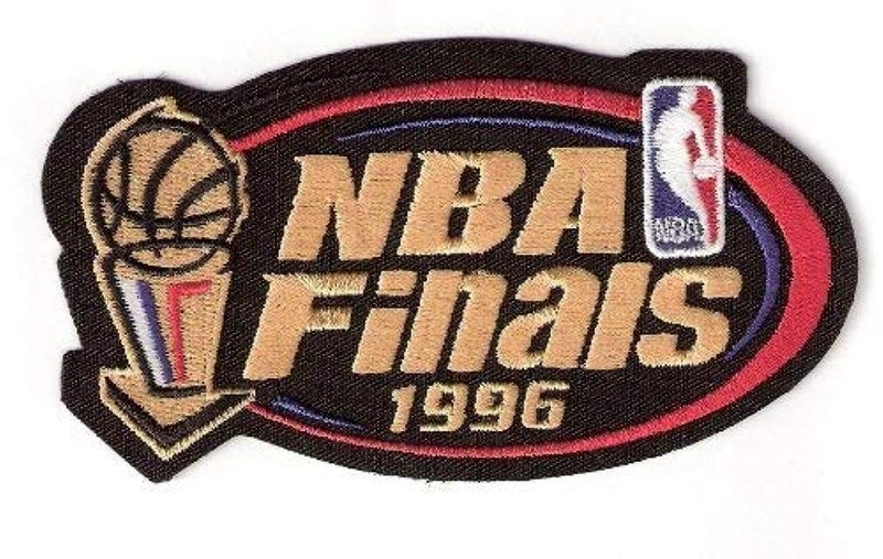 Patch Collection 1996 Finals Warm Up Jerseys Patch Chicago Bulls Seattle Super Sonics 
