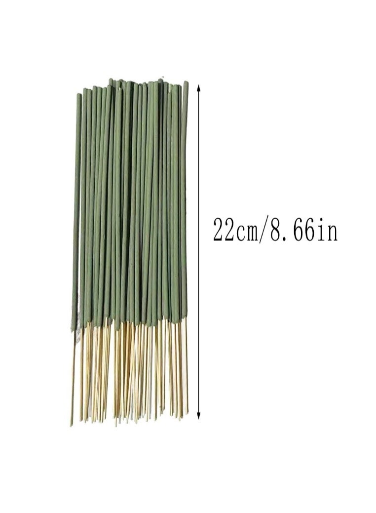 150 PCS High-Quality White Sage Incense Sticks, 22cm Long Thickened Handmade Bamboo Stick Incense, Natural Fragrance, Long-Lasting Scent, Suitable for Meditation, Yoga, Massage, Perfect Choice for Purifying the Air in Homes, Hotels, and Spas - Image 4