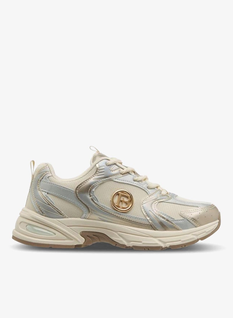 Flora Bella By Shoexpress Women Panelled Lace-Up Sneakers - Image 1