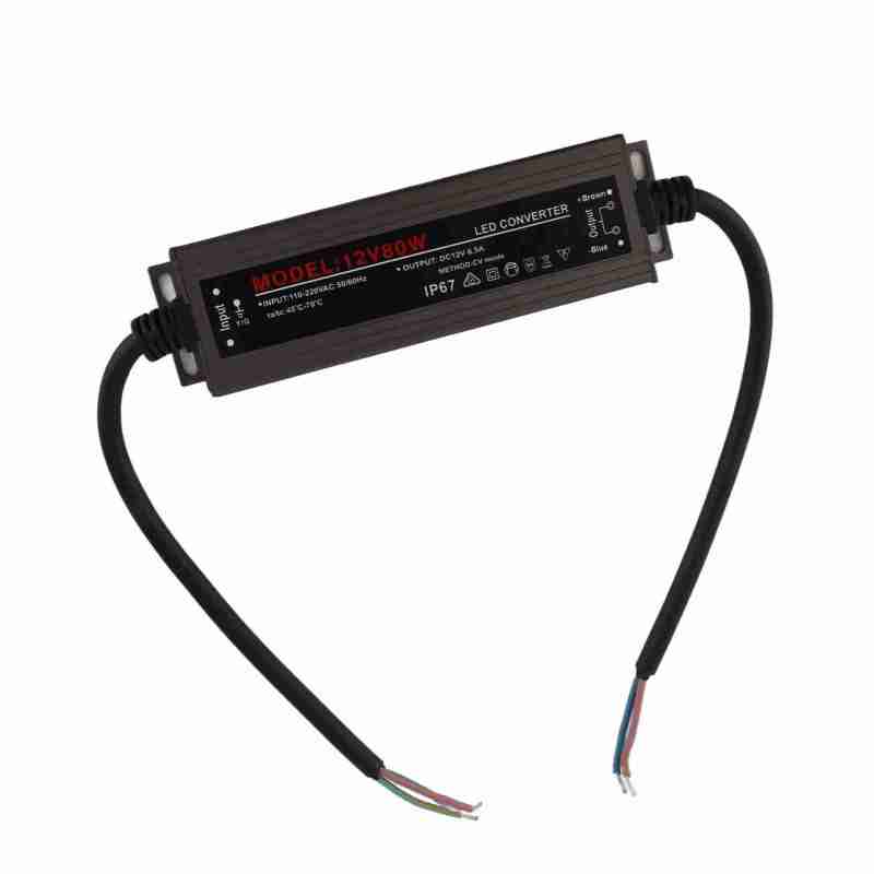 Waterproof Power Supply: IP67 Ultra-Thin, Anodized Anti-Corrosion Surface, Low DC Ripple - High Efficiency Insulated Switching Power Supply for Wiring Installation - Image 3