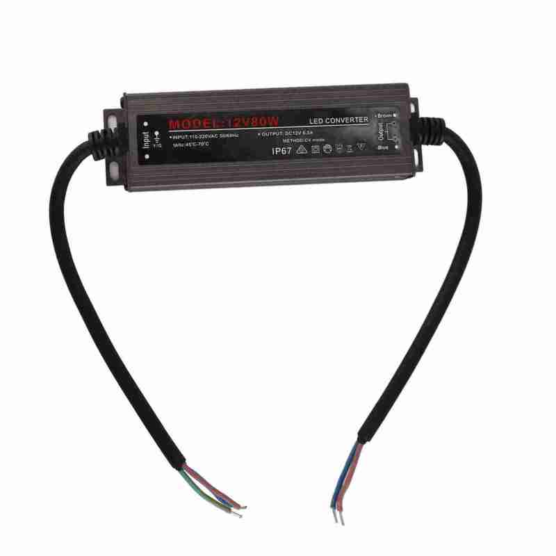 Waterproof Power Supply: IP67 Ultra-Thin, Anodized Anti-Corrosion Surface, Low DC Ripple - High Efficiency Insulated Switching Power Supply for Wiring Installation - Image 4