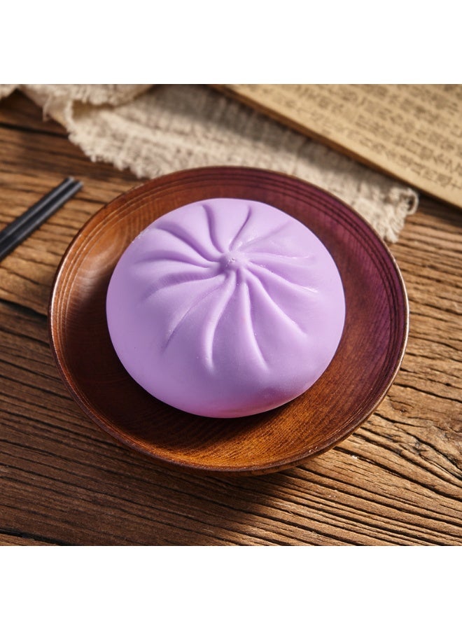 لعبة كعكات إسفنجية | لعبة كعكات لطيفة لتخفيف التوتر مع قاعدة من مادة البولي بروبيلين - مصنوعة من مادة TPR آمنة، محمولة للمكتب، ديكور مكتبي وهدايا للأطفال - Image 2