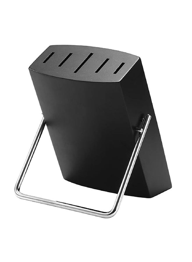 HATCHEN 6-Piece Stainless Steel Durable Kitchen Knife Set Black and Silver 22.2 x 10.7 x 35.5 cm AH01-A - Image 2