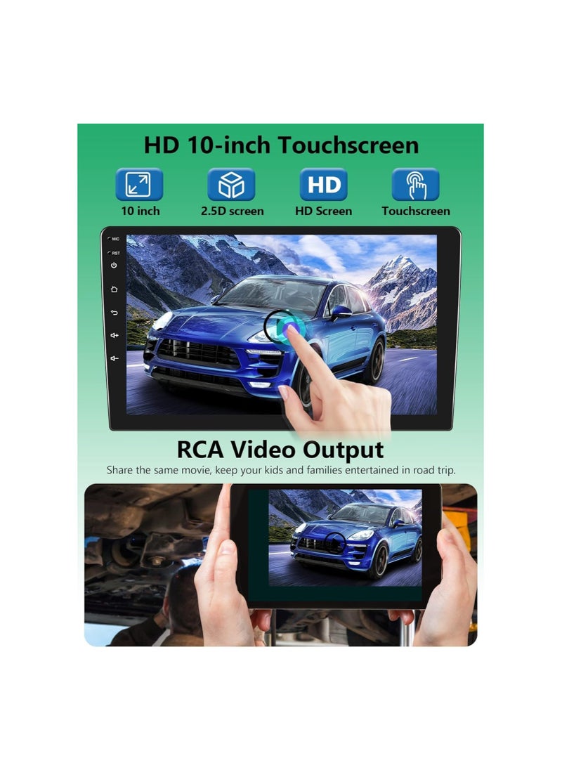 SHEZA STAR - Android Car Stereo for Honda Accord 2008-2013 6GB RAM 128GB ROM Mirror-Link Wi-Fi BT, Radio GPS Navigation, 10 Inch Support SIM Card, Apple Carplay, IPS Touch Screen with Backup Camera Included - Image 1