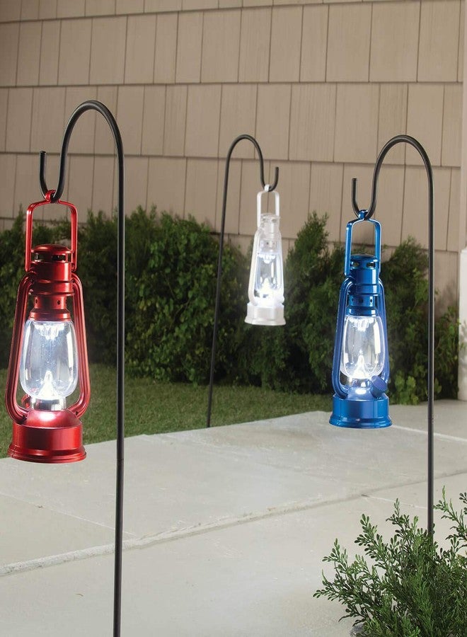 Fox Valley Traders Red, White and Blue LED Lanterns Set of 3 - Image 2