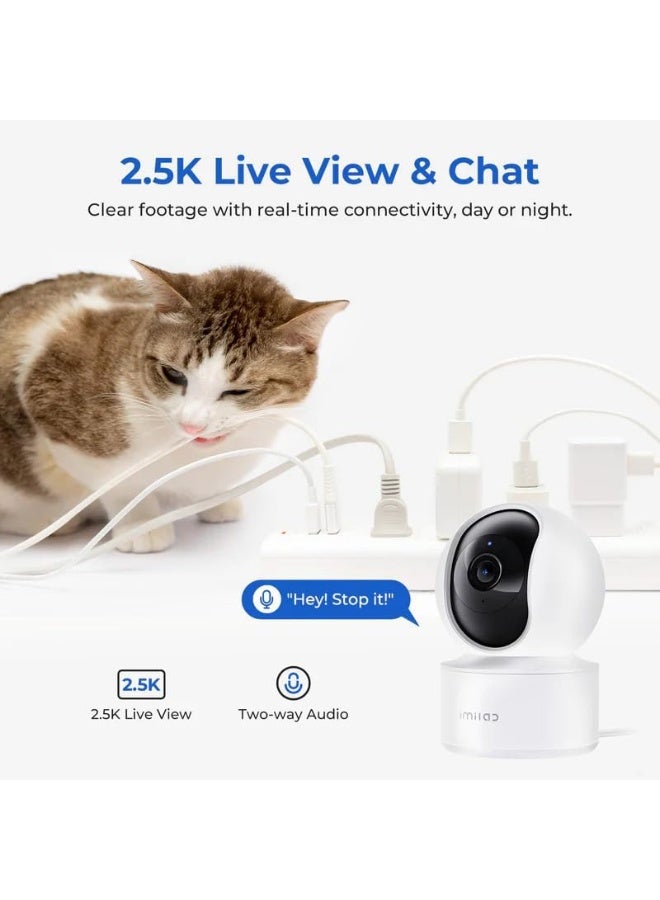 IMILAB C21 2.5K WiFi Indoor Security Camera | 360° Pan, 110° Tilt, 6× Zoom | AI Person & Noise Detection | Motion Detector | Kids & Pet Monitor | Two-Way Audio | Night Vision | MicroSD & Cloud | Alexa/Google - Image 5