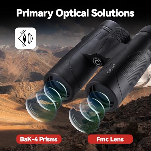 Gskyer Binoculars for Adults High Powered: 12x42 HD Zoom Binocular for Bird Watching Hunting - Powerful Lightweight Waterproof Binoculars with Phone Adapter for Travel Cruise Ship Stargazing Hiking - Image 4