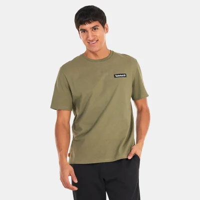 Timberland Men's Heavyeight Woven Badge Authentic T-Shirt