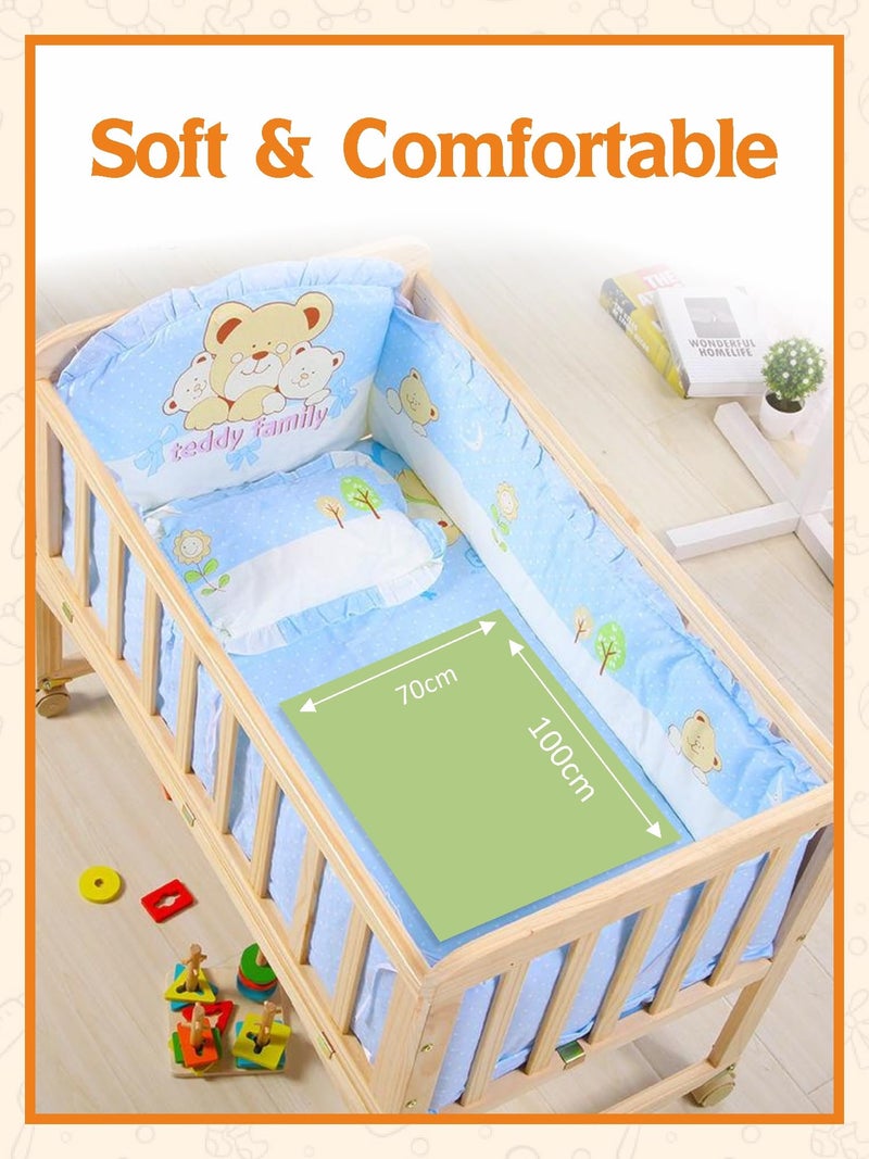 Bodycare Baby Dry Sheet Waterproof Bed Protector | Extra Absorbent | Anti - Bacterial & Odour Free Washable Gifts Pack, Pack of 2 Firozi & Red 70 X 100 CM - Image 4